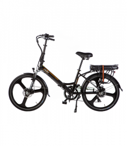 elektrische vouwfiets scamper s400 xl matzwart