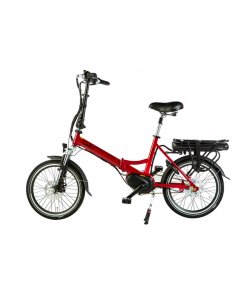 elektrische vouwfiets scamper s600 matrood middenm