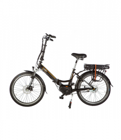 elektrische vouwfiets scamper s600 xl matzwart mid