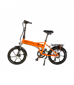 elektrische vouwfiets trotter t400 mat oranje